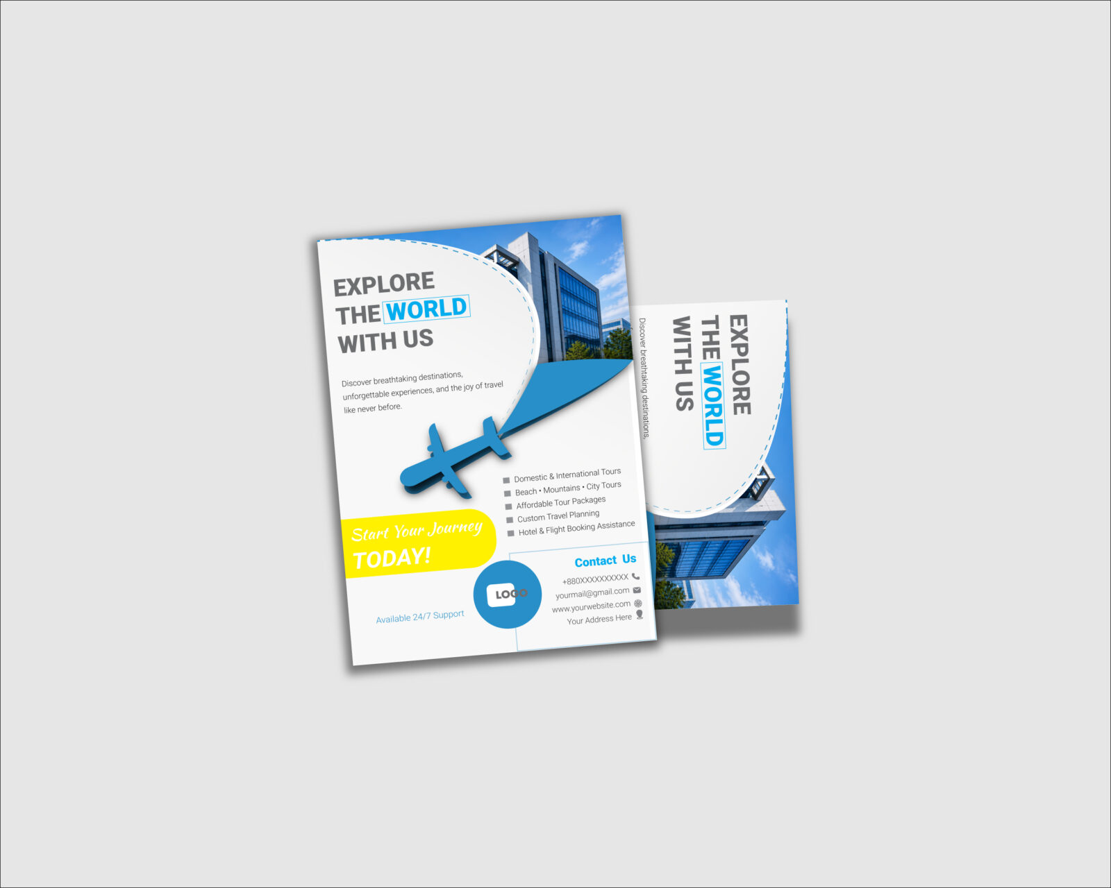 travel flyer design